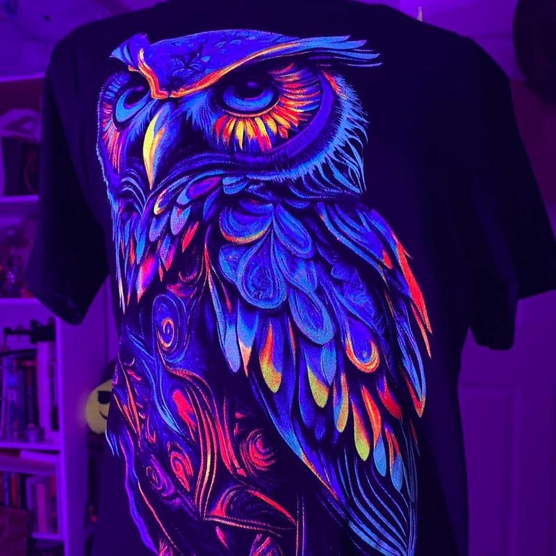 Blue owl T-shirts Cotton Black Hoodie, Sweatshirt | HypeDripTees.com