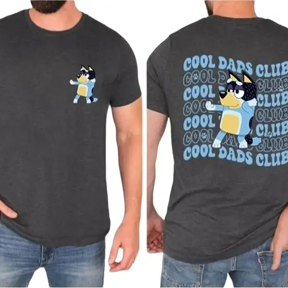 Bluey Cool Dad Club Shirt | Bandit Cool Dad Club T-shirt Hoodie, Sweatshirt | HypeDripTees.com