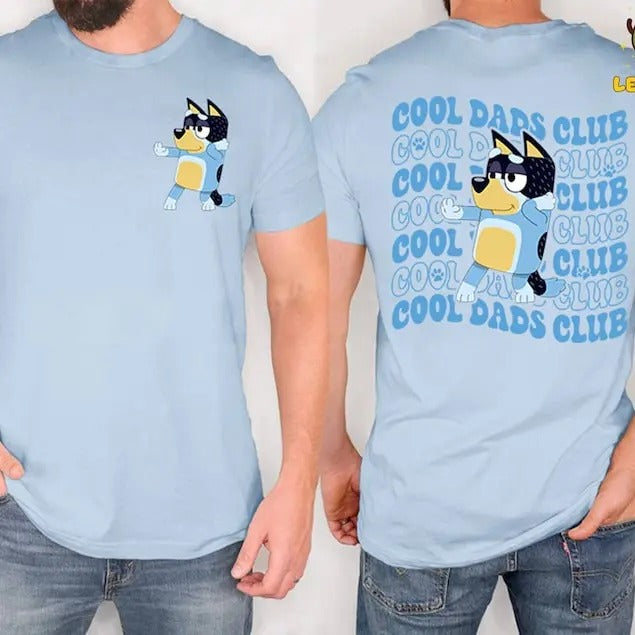Bluey Cool Dad Club Shirt | Bandit Cool Dad Club Tshirt | Bluey Bandit Shirt | Dad Birthday Gift | Dad Bluey Shirt |...