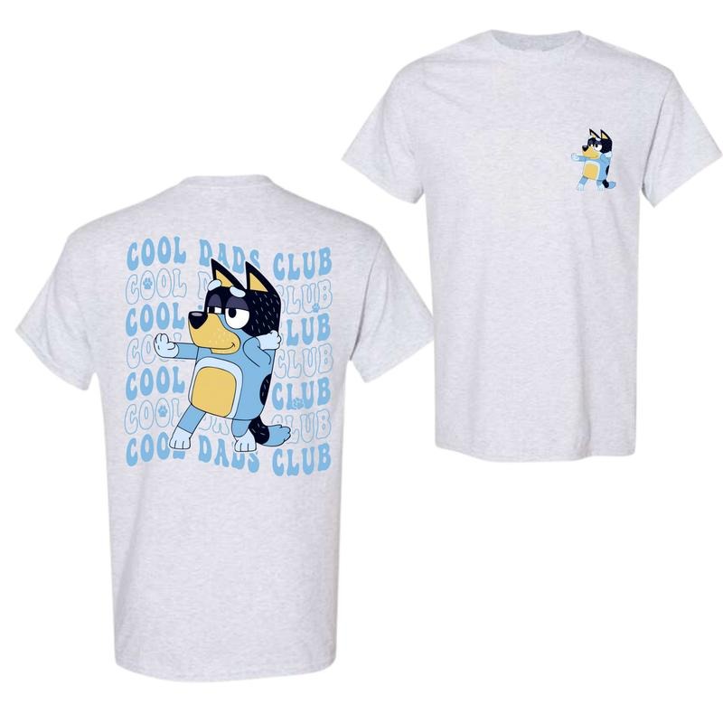 Bluey Cool Dad Club Shirt, Bandit Cool Dad Club Tshirt, Dad Sweatshirt, Bluey Father's Day Shirt Hoodie | HypeDripTees.com