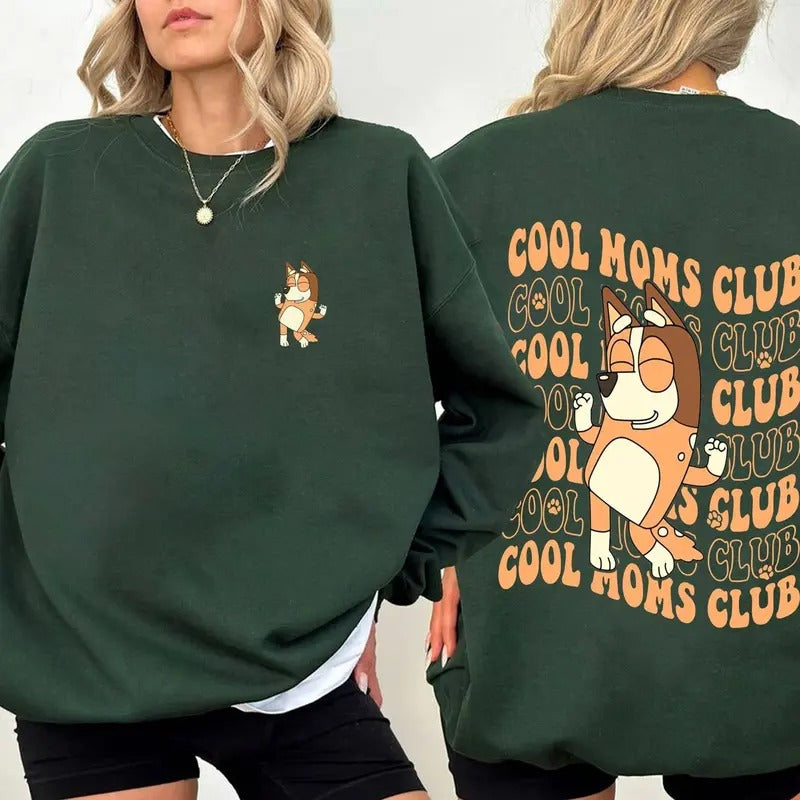 Bluey Cool Mom Club Shirt | Bluey Cool Mom Shirt Best Price Hoodie, Sweatshirt | HypeDripTees.com