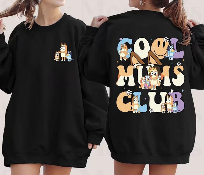 Bluey Cool Mum Club Sweatshirt, In My Bluey Mom Era Shirt, Bluey Mom Shirt, Bluey Mum Shirt, Bluey In My Mom Era...
