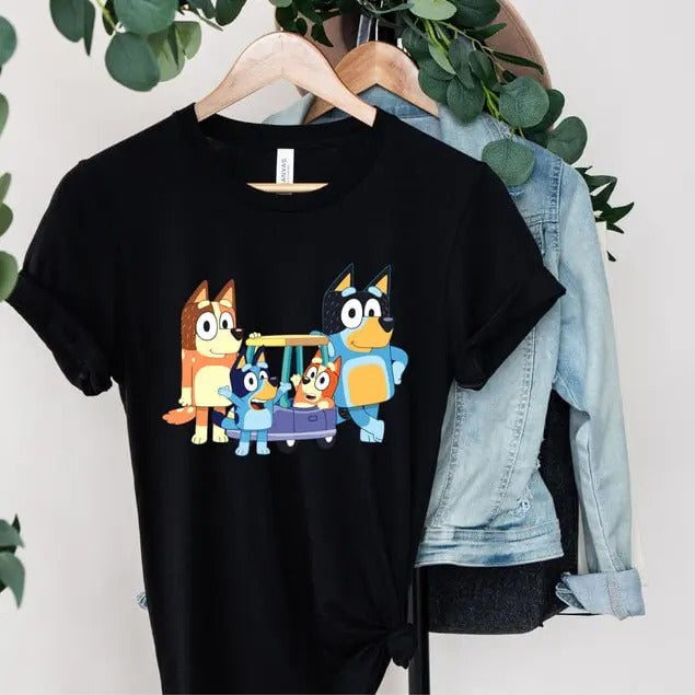 Bluey Family Shirt, Bluey Eras Tour Shirt, Bandit Heeler T-shirt, Midnights Bluey Shirt, Bluey Birthday tshirt Hoodie,...