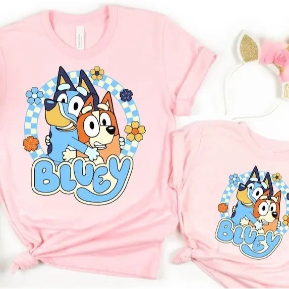 Bluey Family Shirt, Bluey Mom Shirt, Bluey Dad Shirt, Bluey Birthday Party Shirt, Bluey Era Shirt, Bluey Cartoon Shirt...