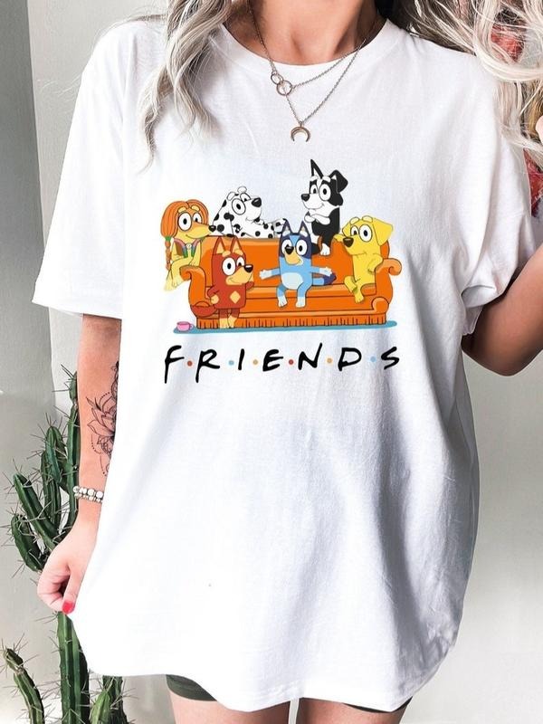 Bluey Friends Shirt, Bluey Friends Shirt, Bluey Friends Shirt, Friends of Bluey Shirt, Bluey Shirt Kids, Custom Bluey...
