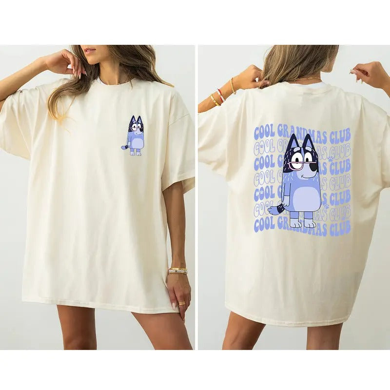 Bluey Grandma Shirt, Cool Grandmas Club Shirt, Bluey Family Shirt, Bluey Grandma Nana Shirt, Bluey Nana Shirt, Grandma...