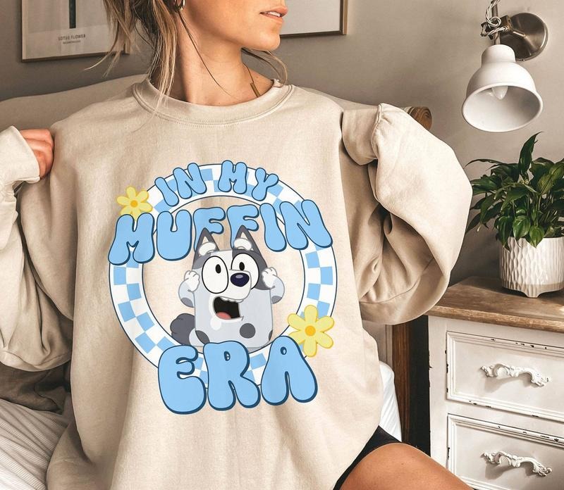 Bluey In My Muffin Era Shirt |  Muffin Heeler Time Out Tour Shirt, Muffin Heeler Shirt, Muffin Madness, Bluey Family...