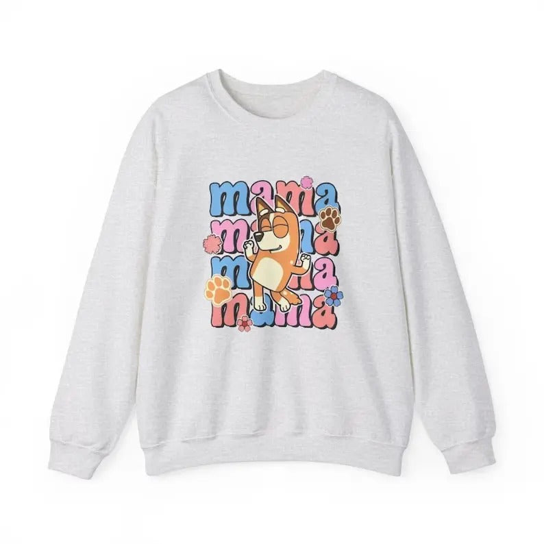 Bluey Mama Sweatshirt, Bluey Mama Shirt, Bluey Mama, Mama Sweatshirt, Bluey Sweatshirt, Mama Shirt, Gift for Mom, Mom...
