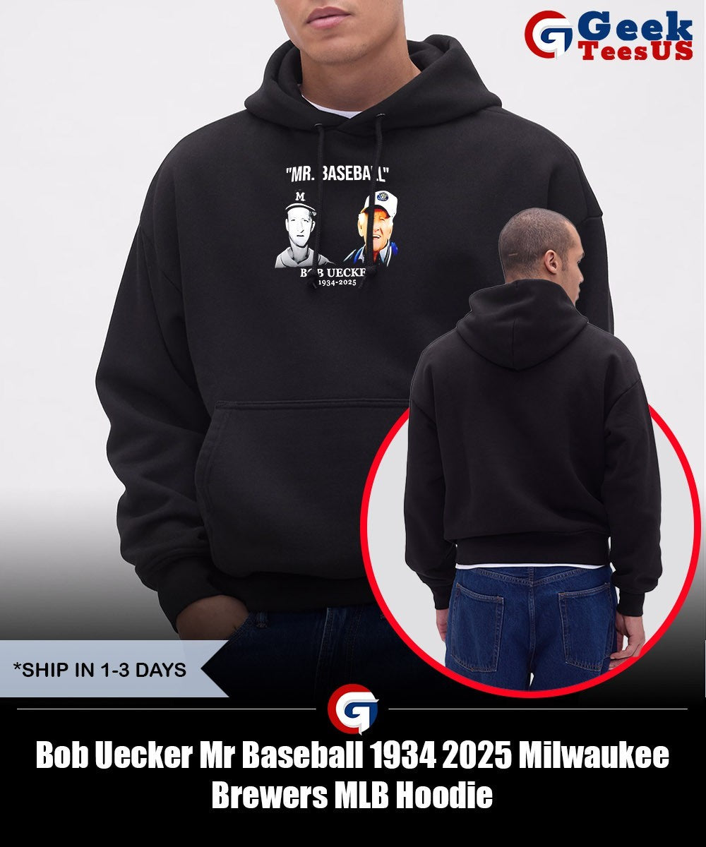 Bob Uecker Mr Baseball 1934 2025 Milwaukee Brewers MLB shirt