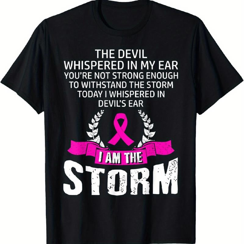 Bold Storm Message T-Shirt With Victory Laurel Wreath Hoodie, Sweatshirt | HypeDripTees.com