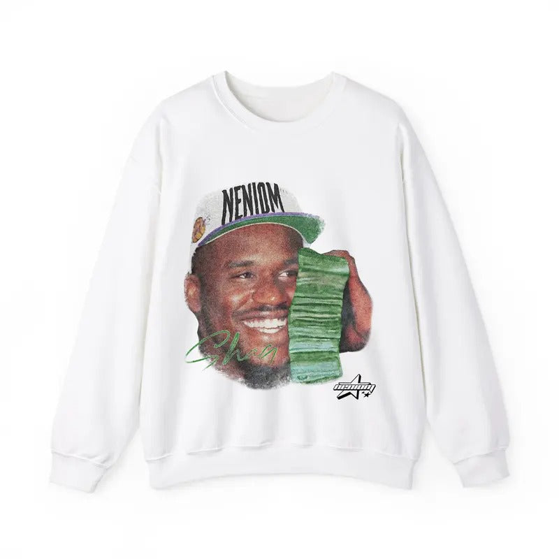 Bold and Iconic Shaq Money Sweatshirt for True Fans! T-Shirts, Hoodie | HypeDripTees.com