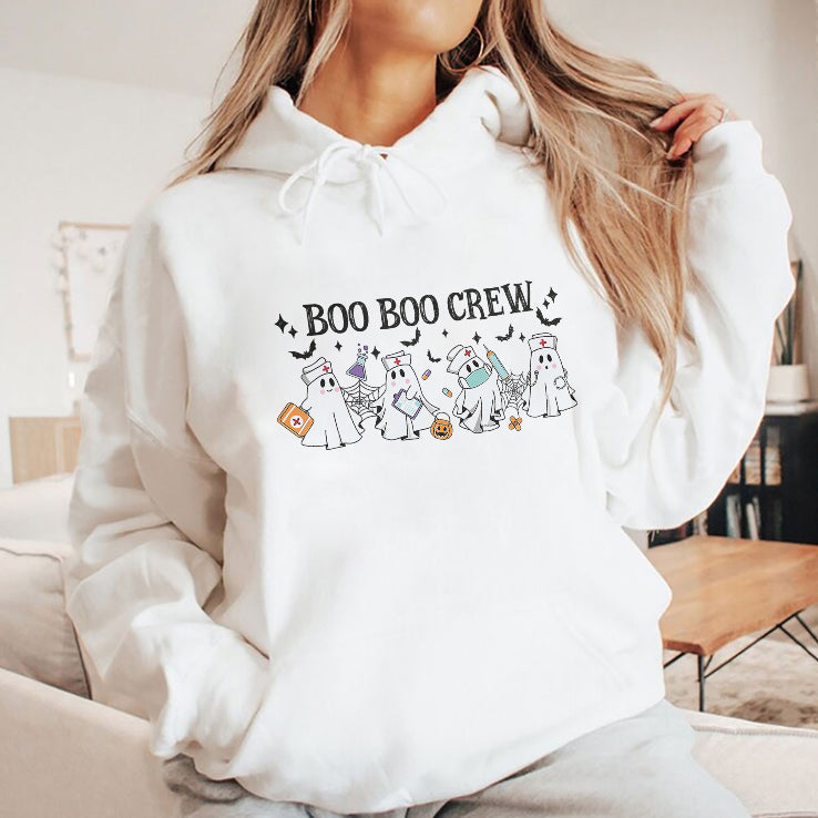 Boo Boo Crew Nurse Ghost T Shirt