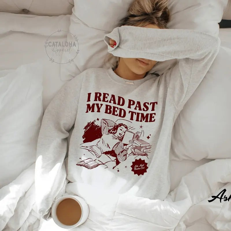 Book Club Shirt, Late night reader Book Club sweater, One more chapter, Book Lover hoodie, Retro Reader Smut Slut Bookish...