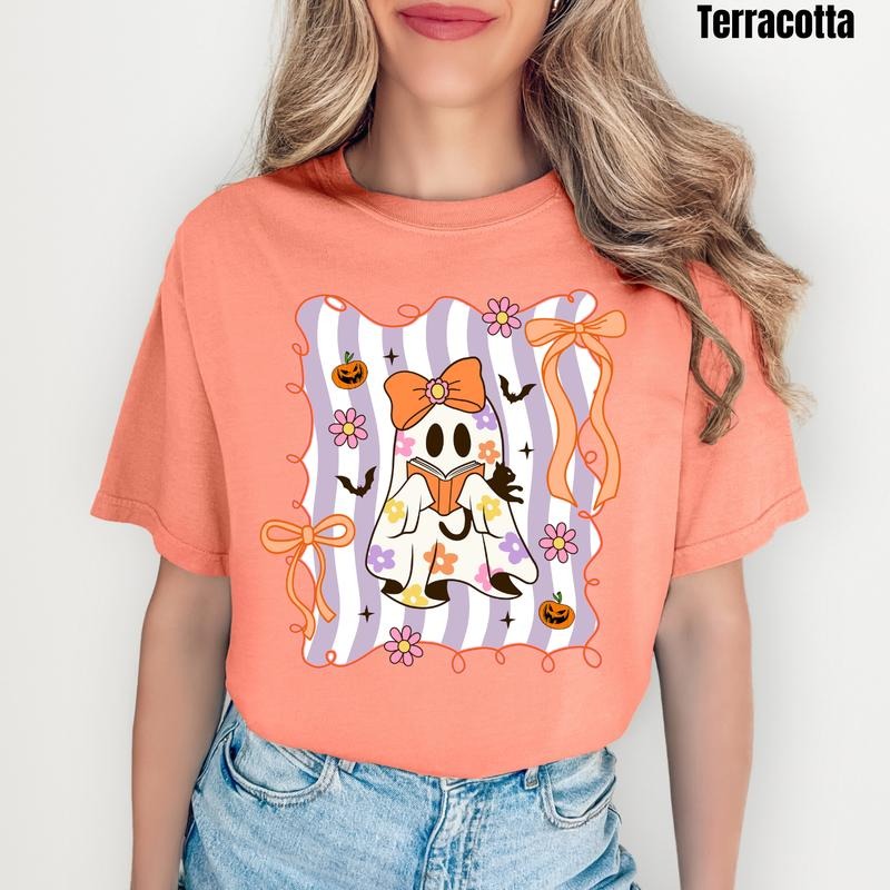 Bookish Ghost Girl Comfort Colors T-Shirt 'NLB' Hoodie, Sweatshirt | HypeDripTees.com