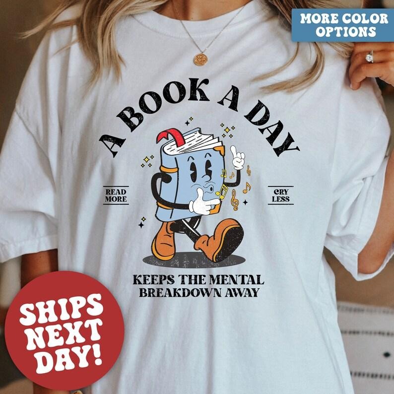 Bookish Shirt, Mental Health Shirt, Gifts for Readers, Banned Books Shirt Hoodie, Sweatshirt | HypeDripTees.com
