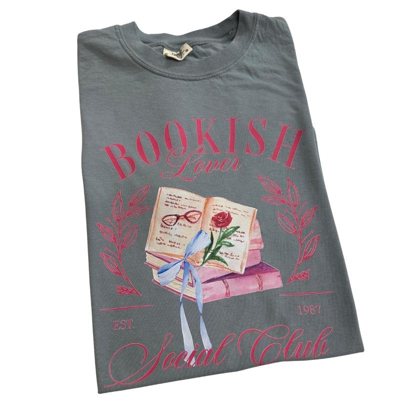 Bookish Social Club Comfort Colors T-Shirt 'NLB' Hoodie, Sweatshirt | HypeDripTees.com