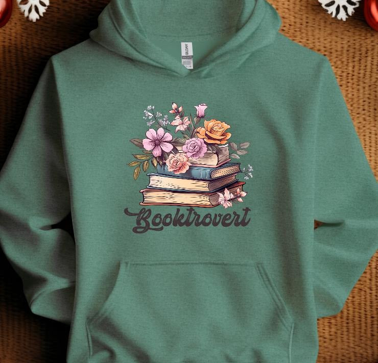 Booktrovert Booktok Sweatshirt Casual Hoodie T-Shirts | HypeDripTees.com