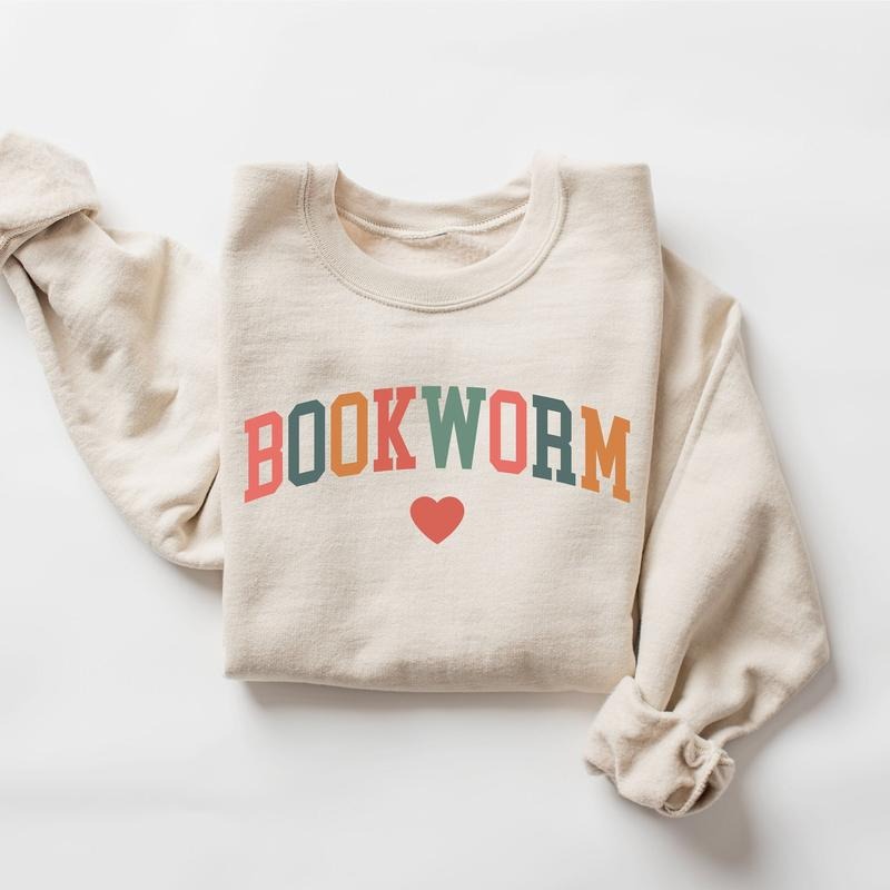 Bookworm Shirt, Cute Teacher Books Lover Sweatshirt, ESL Teacher Sweatshirt, Teacher Reading Sweat Hoodie | HypeDripTees.com