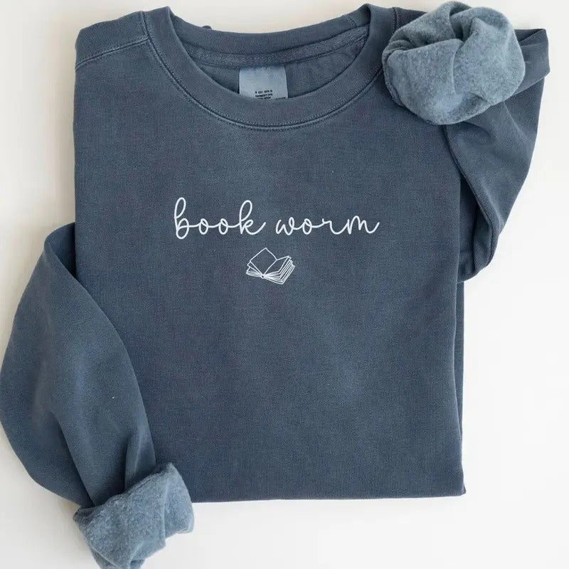 Bookworm Sweatshirt, Bookish Shirt, Book Club Sweatshirt, Booktok Shirt, Book Hoodie, Book Lover Crewneck | HypeDripTees.com