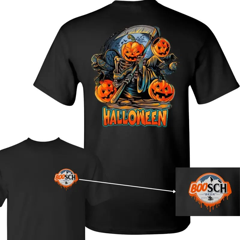 Boosch Light Reaper Tee - Men's Cotton Halloween T-shirt - Classic Hoodie, Sweatshirt | HypeDripTees.com