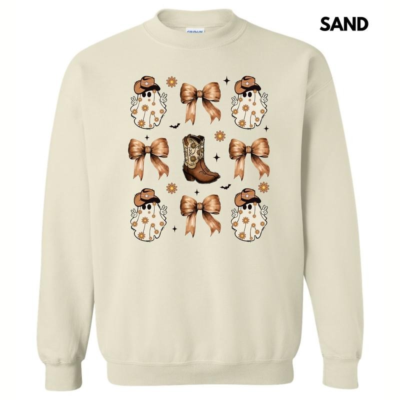 Boot Scootin Spooky Coquette Sweatshirt 'NLB' T-Shirts, Hoodie | HypeDripTees.com