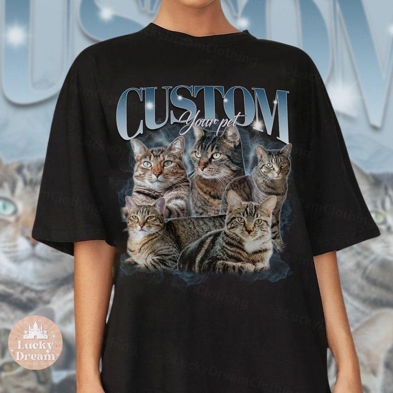 Bootleg Rap PET Shirt, Custom Pet, Photo