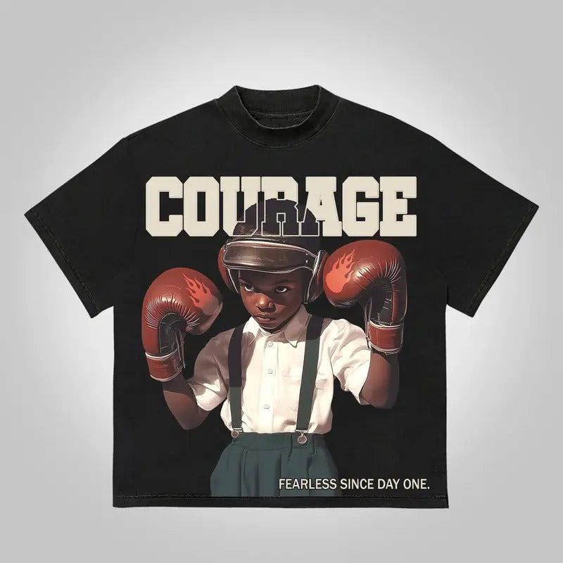 Born In The Streets Made In The Ring Casual T-Shirt Y2K Clothing Graphic Tee Cotton Top Streetwearstyle{n002}2 Hoodie,...