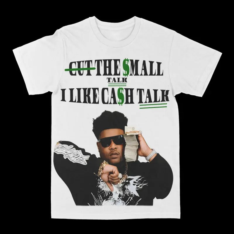 Bossman Graphic I Like Cash Talk Rap Tee Shirt Steetwear Fashion Cotton Hoodie, Sweatshirt | HypeDripTees.com