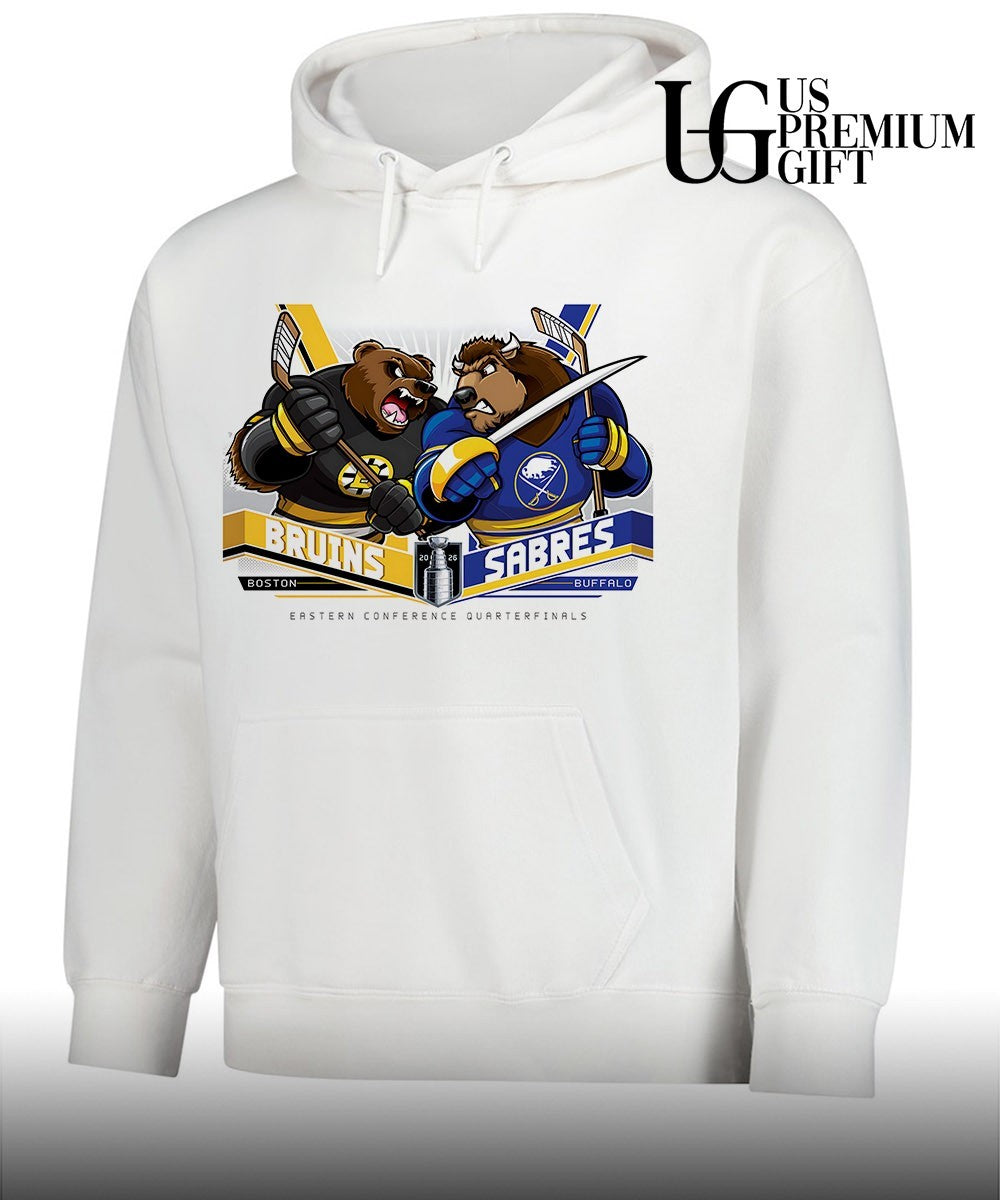 Boston Bruins vs Buffalo Sabres NHL Stanley Cup 2026 mascot shirt