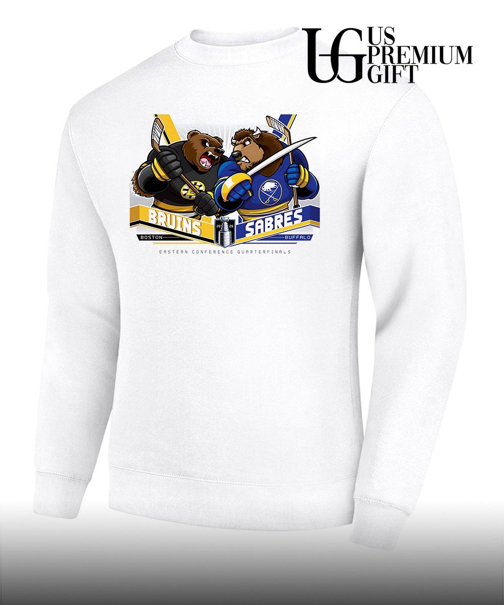 Boston Bruins vs Buffalo Sabres NHL Stanley Cup 2026 mascot shirt