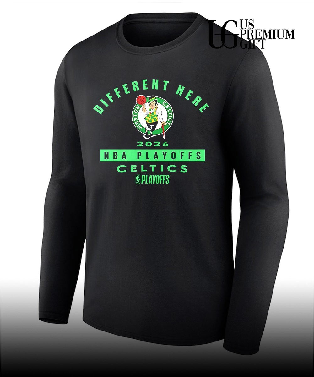 Boston Celtics 2026 NBA Playoffs Different Here shirt