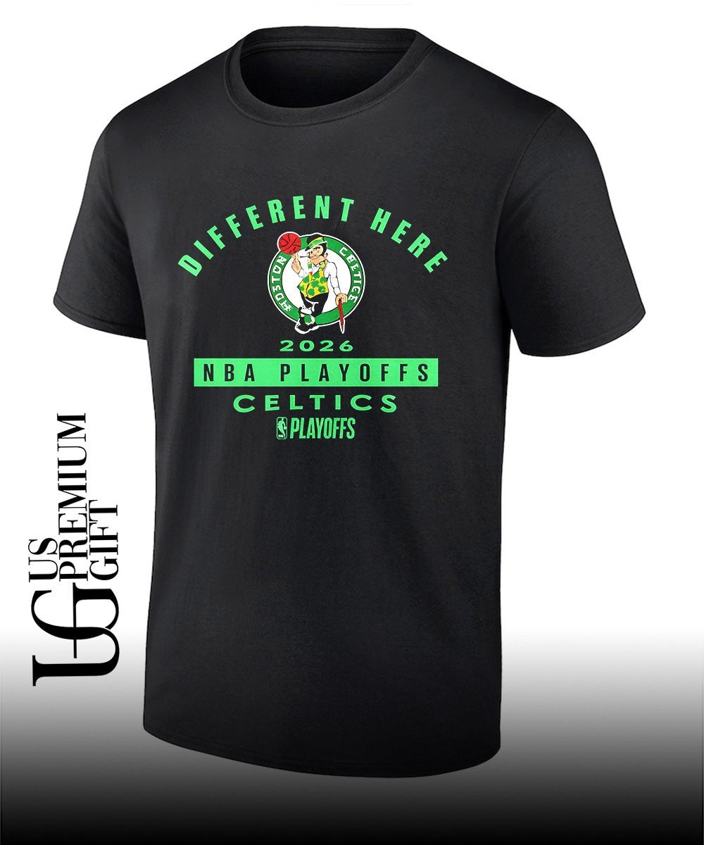 Boston Celtics 2026 NBA Playoffs Different Here shirt