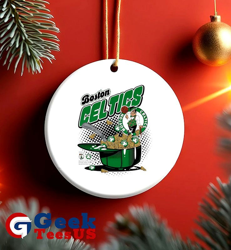 Boston Celtics Cereal Bowl NBA 2025 graphic shirt