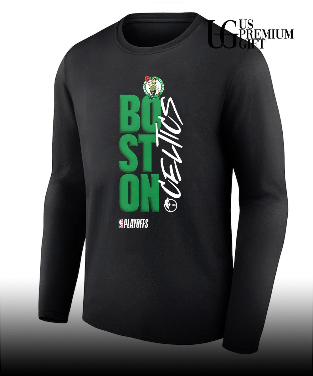 Boston Celtics basketball 2026 NBA Playoff logo shirt