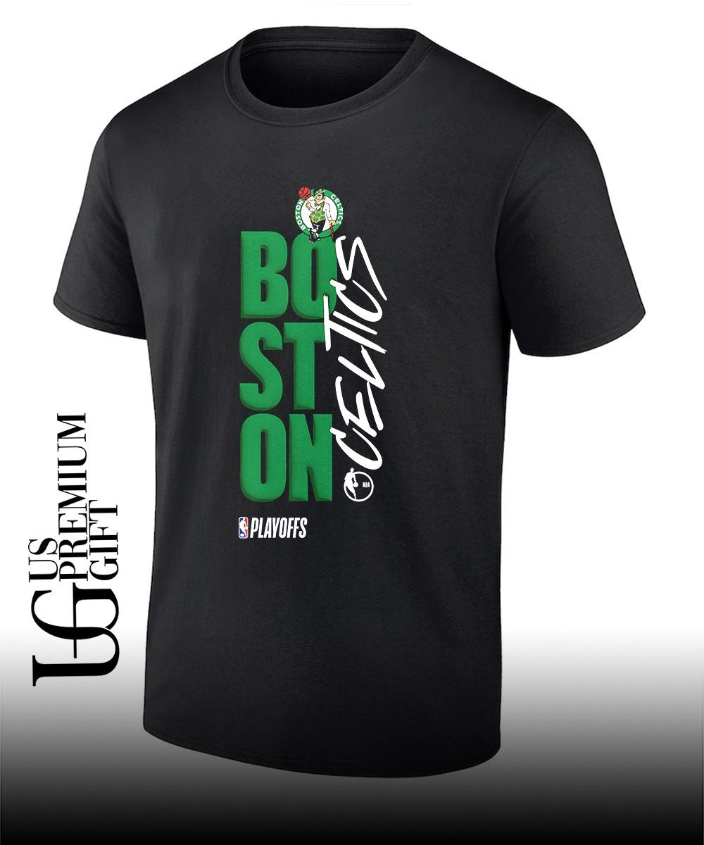 Boston Celtics basketball 2026 NBA Playoff logo shirt