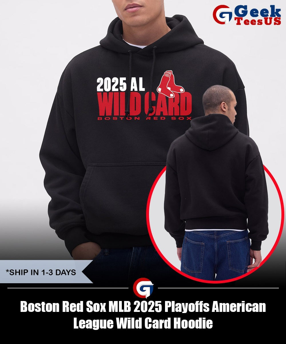 Boston Red Sox MLB 2025 Playoffs American League Wild Card shirt