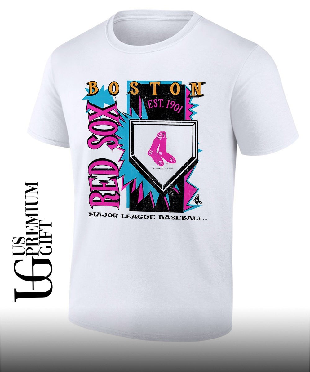 Boston Red Sox Major League baseball since 1901 Cooperstown Neon shirt