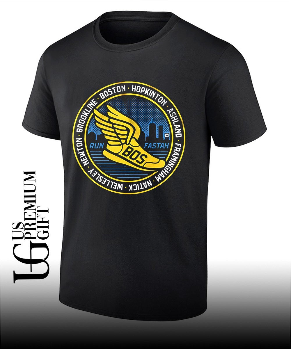 Boston Run Fastah Skyline Rotary shirt