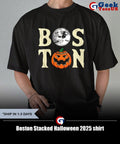 Boston Stacked Halloween 2025 shirt