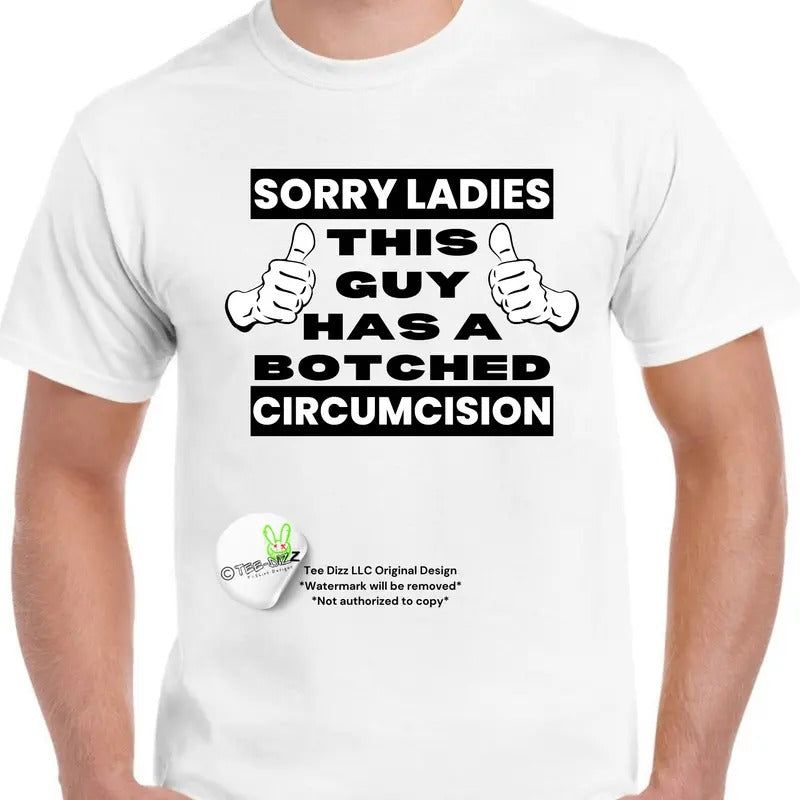 Botched Circumcision- Men's funny t-shirt Hoodie, Sweatshirt | HypeDripTees.com