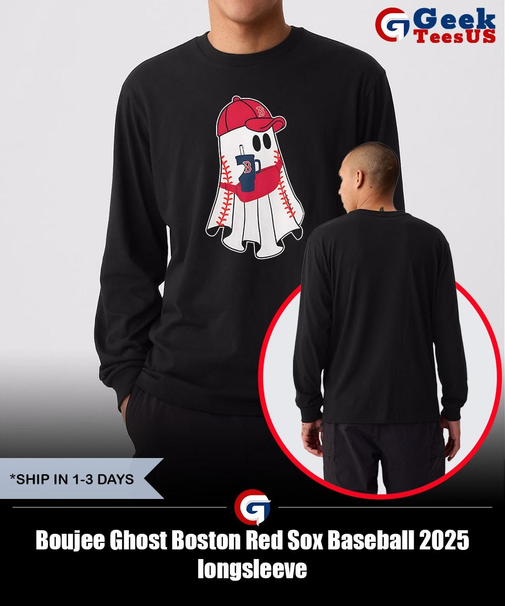 Boujee Ghost Boston Red Sox Baseball 2025 shirt