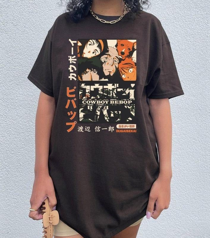 Bounty hunter Vintage Cowboy Bebop IKIGAISEKAI T-shirt Hoodie, Sweatshirt | HypeDripTees.com
