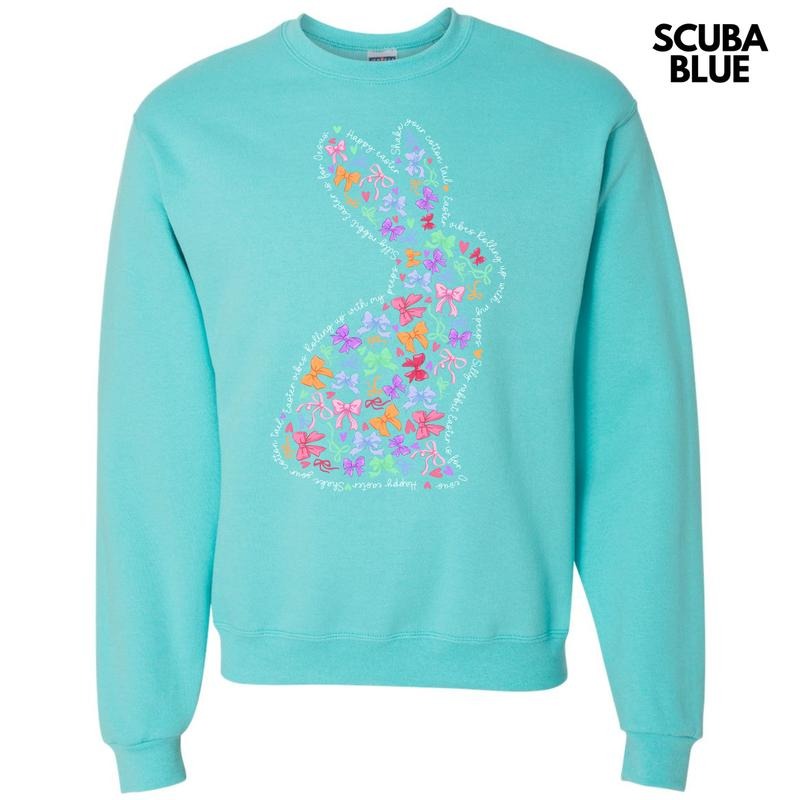 Bow Filled Bunny Sweatshirt 'NLB' T-Shirts, Hoodie | HypeDripTees.com