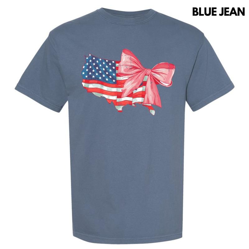 Bow USA Flag Comfort Colors T-Shirt 'NLB' Hoodie, Sweatshirt | HypeDripTees.com