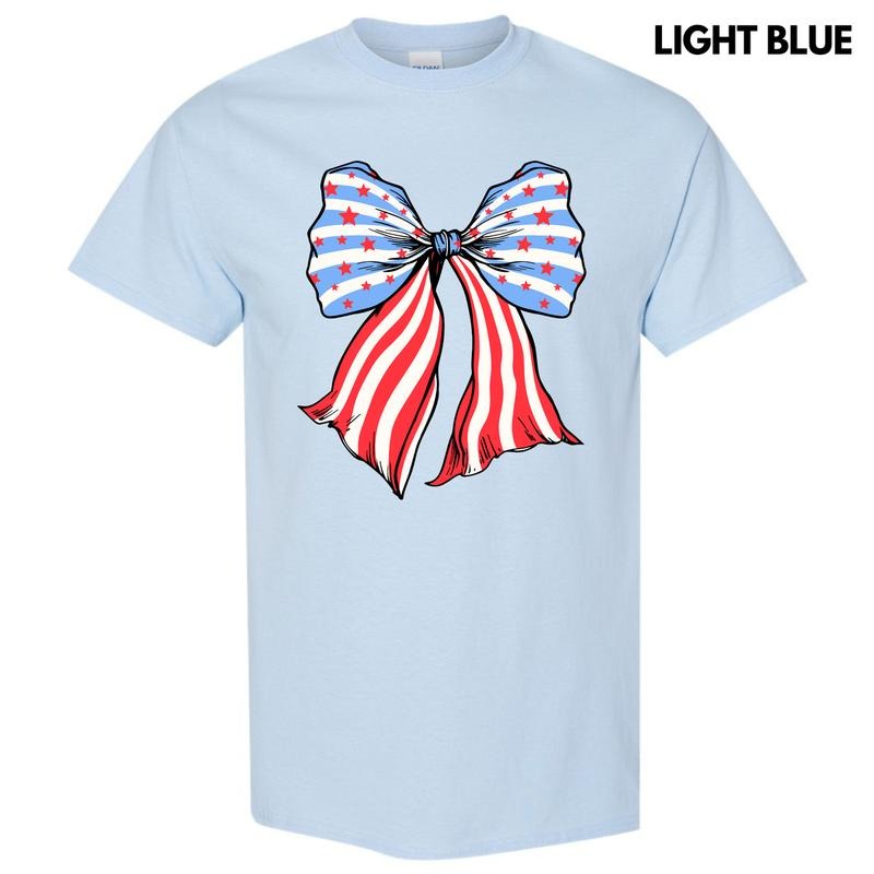 Bow-tiful Stars & Stripes Gildan Short Sleeve T-Shirt 'NLB' Hoodie, Sweatshirt | HypeDripTees.com