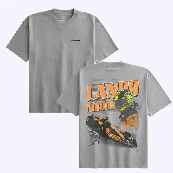 Boxy Heavyweight McLarenn Lando Norris Graphic Shirt Hoodie, Sweatshirt | HypeDripTees.com