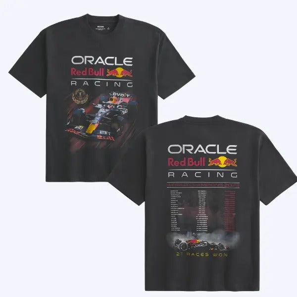 Boxy Heavyweight Oracle Redd Bull Racing Graphic Shirt Hoodie, Sweatshirt | HypeDripTees.com