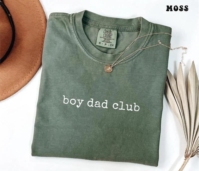 Boy Dads Club Shirt Comfort Colors, Boy Dad Shirt, Dad of Boys Shirt, Father's day Gift, Boy Pregnancy Announcement,New...