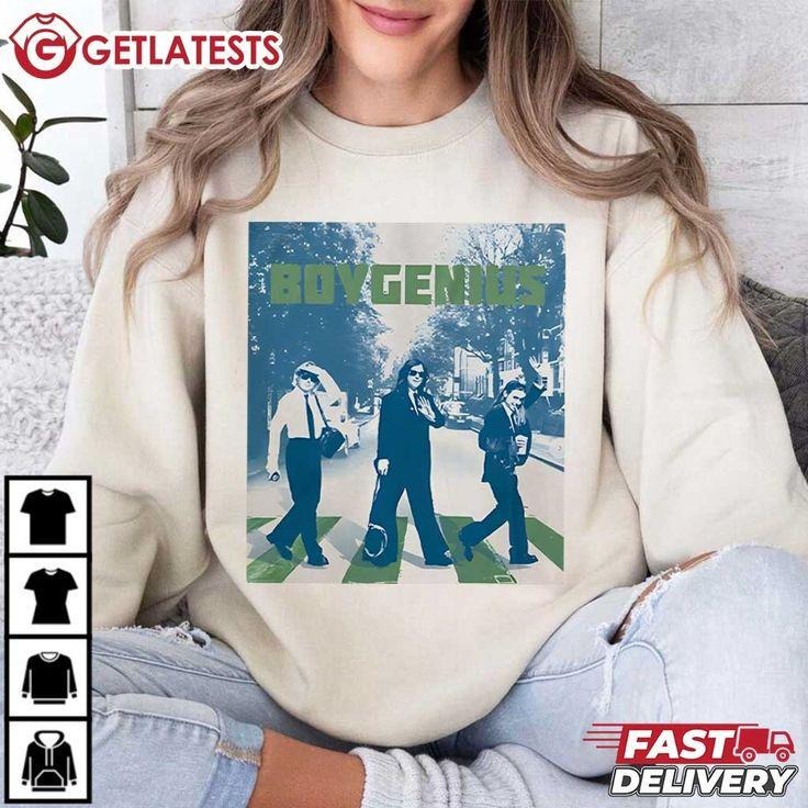 Boygenius Reunion Sweatshirt, Indie Rock Lyric Inspired Edition T-Shirts, Hoodie | HypeDripTees.com
