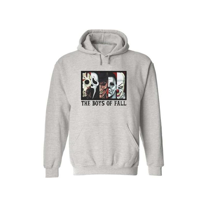 Boys Of Fall Halloween Horror Movie Hoodie Sweatshirt | Classic Scary Shirt Cotton Menswear | HypeDripTees.com